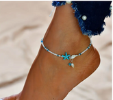 πβ¨ Beachy Bohemian Vintage-Style Starfish Anklet β¨π