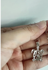 π’β¨ Sea Turtle Silver Anklet β Beachy Filigree Foot Jewelry πποΈ