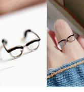 πβ¨ Eyeglasses Silver Ring β A Unique Gift for Optometry Lovers! β¨π