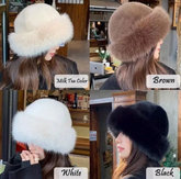 βοΈπ§’ Best Seller! Women's Faux Mink Fur Hat β Mongolian Style π§’βοΈ