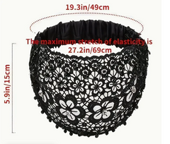 👑 Elegant Hollowed Lace Headband – Pearl & Rhinestone Hair Accessory 👑