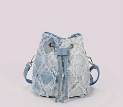 Bucket Bag Mini Crossbody Purse Denim (5 colors) Hobo Jean Shoulder Handbag
