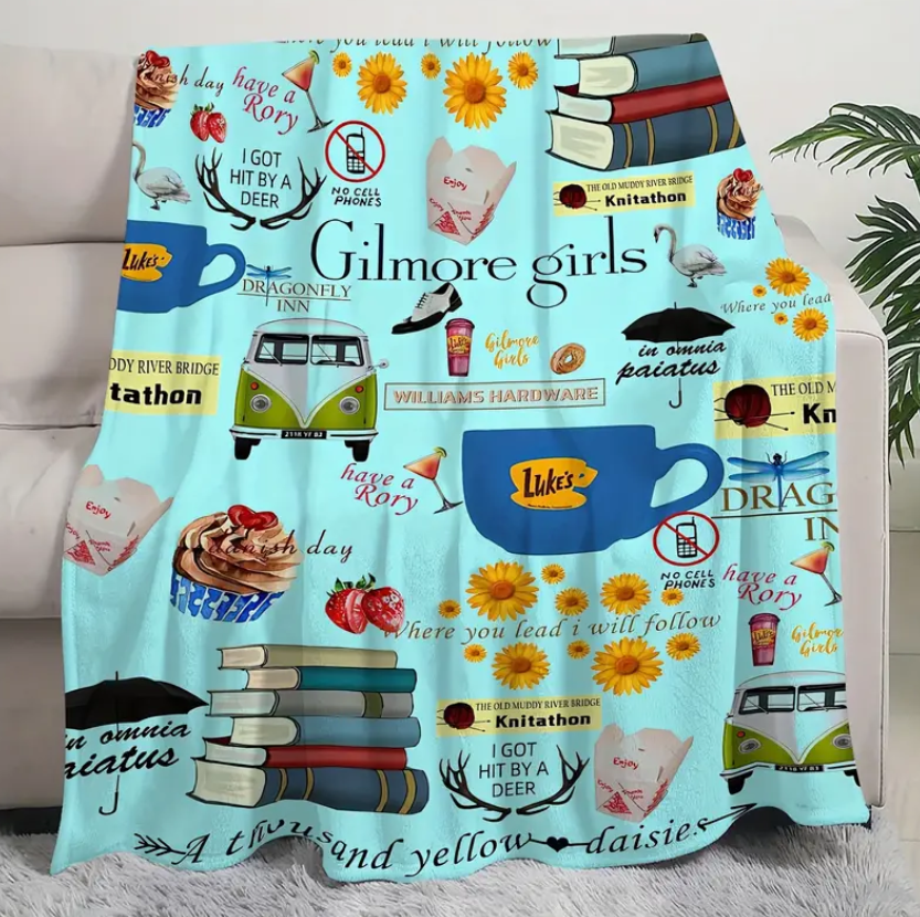 Luke’s Diner Fleece Blanket ☕ | Cozy Gilmore Girls Gift