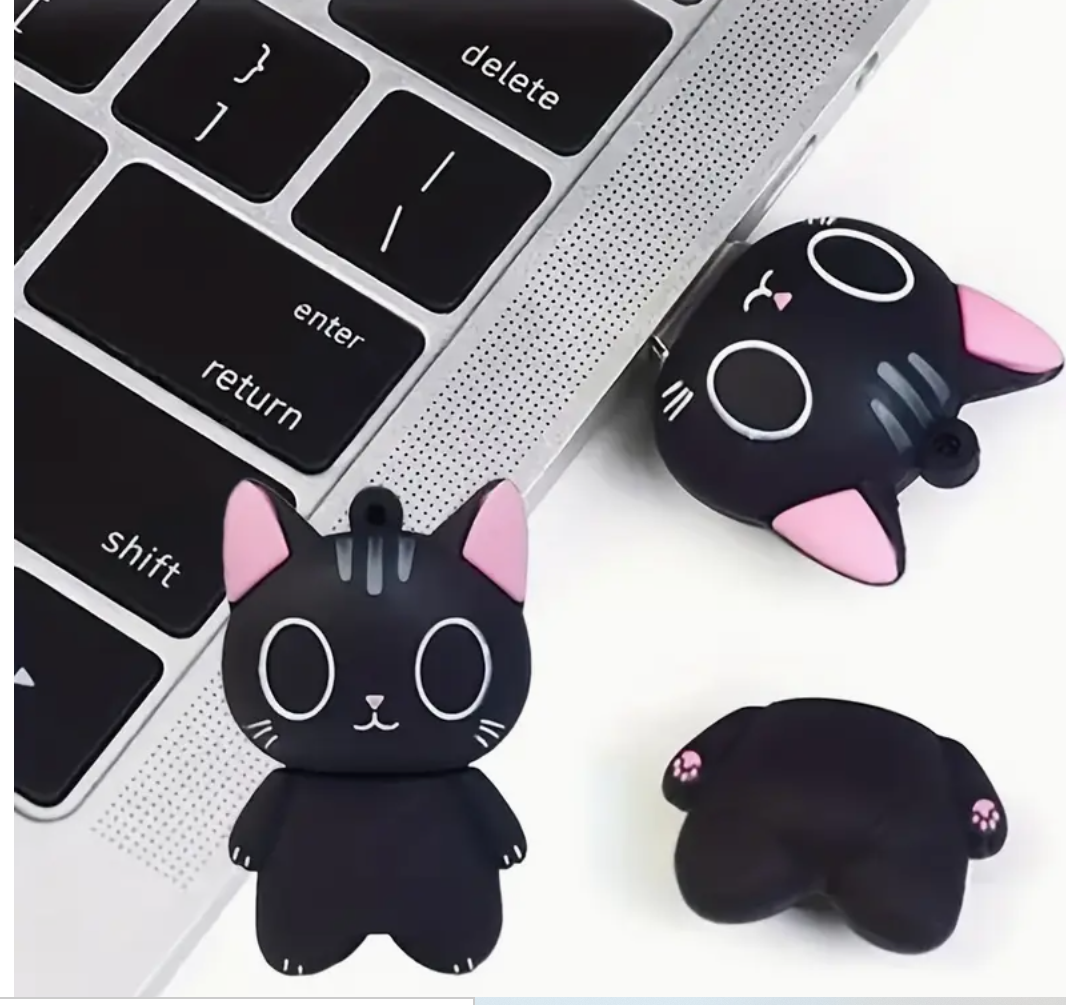 🐱 New Cute U Disk Genie Cat Creative USB 16GB Flash Drive 💾