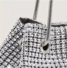 ✨ Rhinestone Purse Clutch Crossbody  Bucket Bag ✨