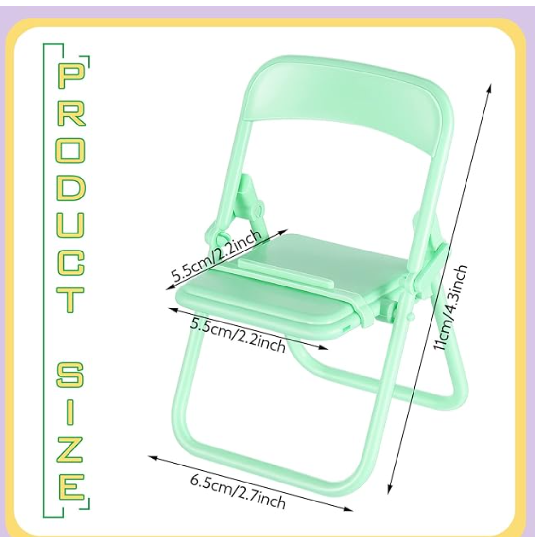 Mini Folding Chair Cell Holder - Minii Phone Holder Office Gift Party Favor