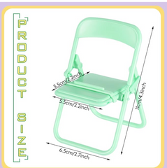 Mini Folding Chair Cell Holder - Minii Phone Holder Office Gift Party Favor