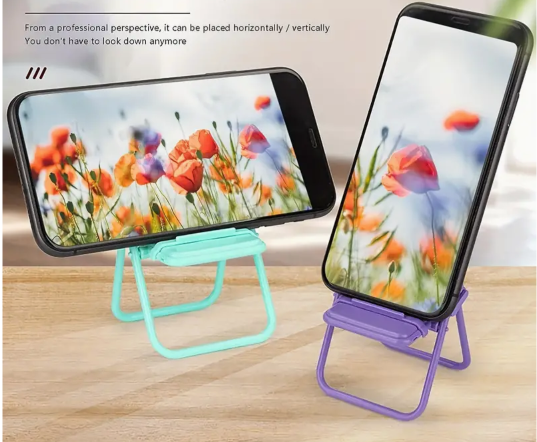 Mini Folding Chair Cell Holder - Minii Phone Holder Office Gift Party Favor