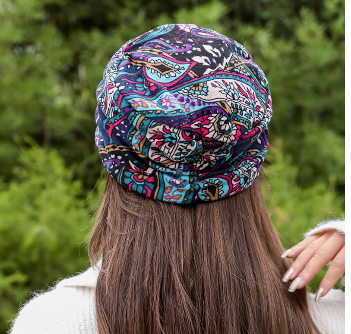 🌸 Trendy Vintage Short Brim Floral Hat – Navy Newsboy Beret 🌸