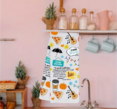 ☕💙 Gilmore Girls Inspired Kitchen Towel 💙☕ Bring a touch of Stars Hollow char