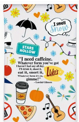 ☕💙 Gilmore Girls Inspired Kitchen Towel 💙☕ Bring a touch of Stars Hollow char